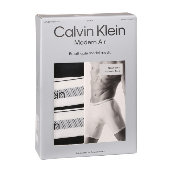 3PACK boxeri bărbați Calvin Klein negri (NB3955A-UB1)