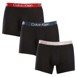 3PACK boxeri bărbați Calvin Klein negri (NB2971A-PZI)