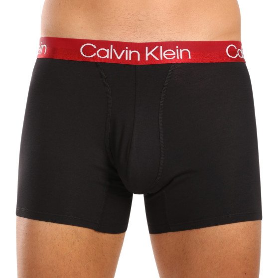 3PACK boxeri bărbați Calvin Klein negri (NB2971A-PZI)