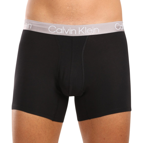 3PACK boxeri bărbați Calvin Klein negri (NB2971A-PZI)