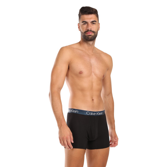 3PACK boxeri bărbați Calvin Klein negri (NB2971A-PZI)