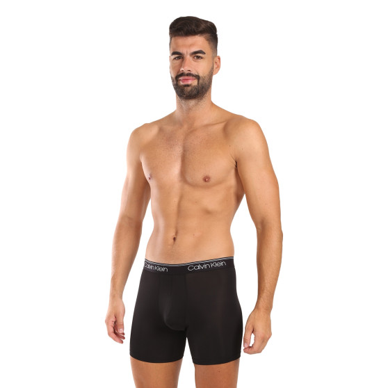 3PACK boxeri bărbați Calvin Klein negri (NB2570A-Q84)