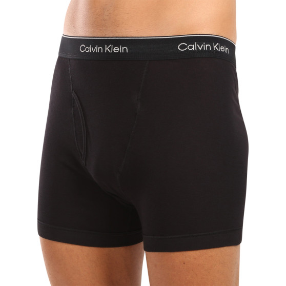 3PACK boxeri bărbați Calvin Klein negri (NB4003A-001)