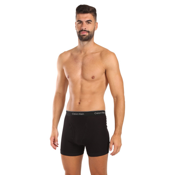 3PACK boxeri bărbați Calvin Klein negri (NB4003A-001)