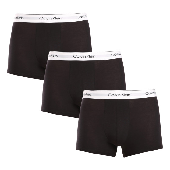 3PACK boxeri bărbați Calvin Klein negri (NB3963A-UB1)