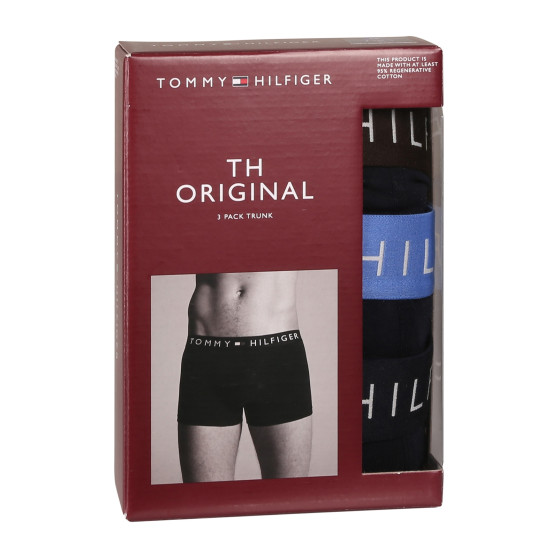 3PACK boxeri bărbați Tommy Hilfiger albastru închis (UM0UM03181 0X0)