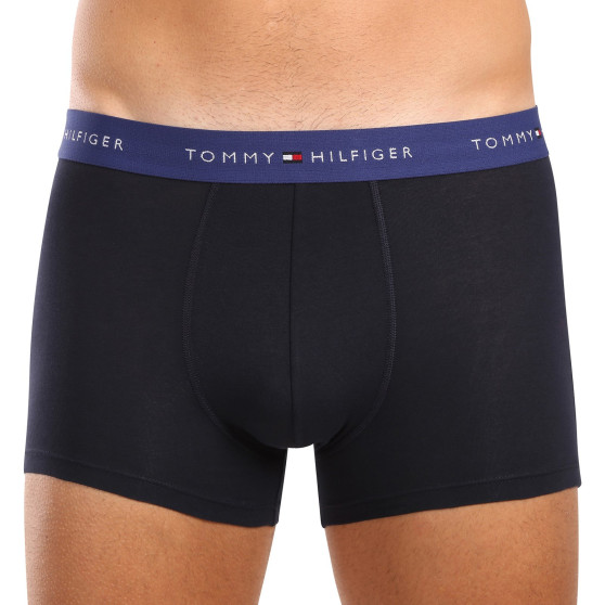 3PACK boxeri bărbați Tommy Hilfiger albastru închis (UM0UM02763 0WN)