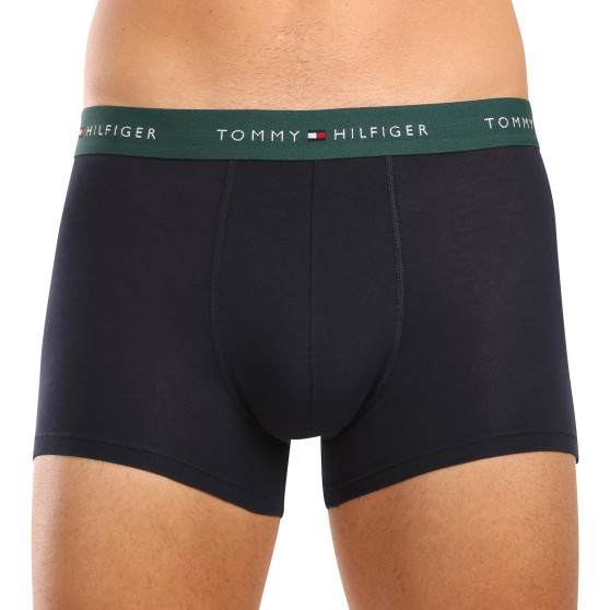 3PACK boxeri bărbați Tommy Hilfiger albastru închis (UM0UM02763 0WN)